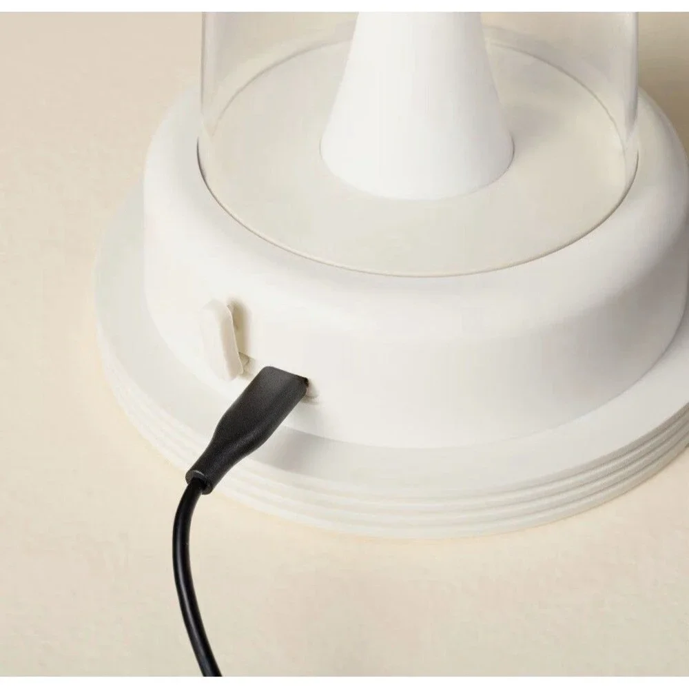 Hearth & Hand Magnolia Portable LED Table Lantern Cream